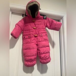 GAP Pink Baby Snowsuit